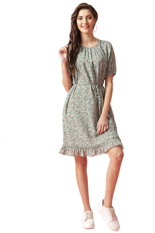 Gipsy Green Georgette Dress