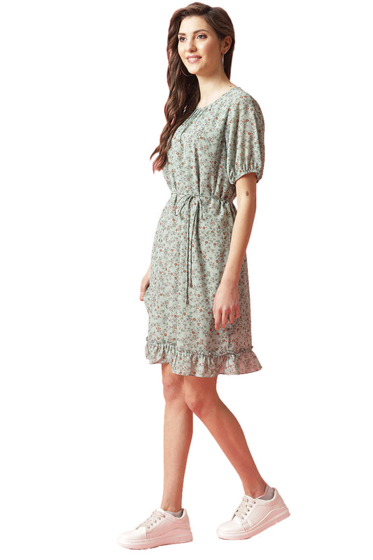 Gipsy Green Georgette Dress
