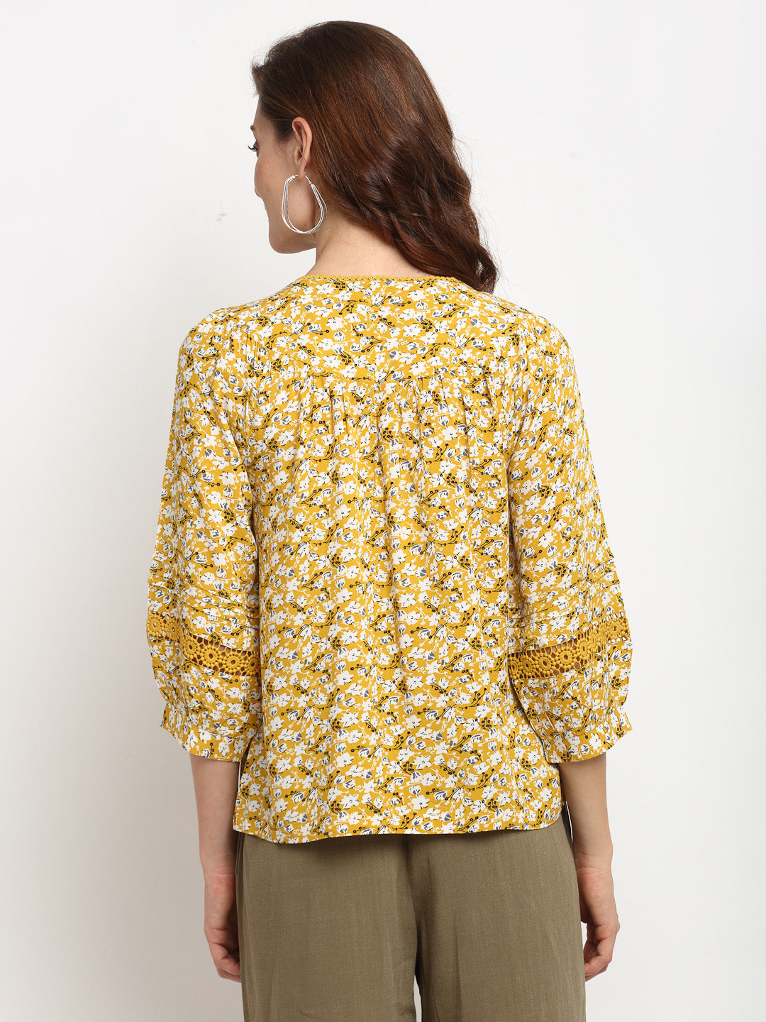 Gipsy Yellow Rayon Tunic