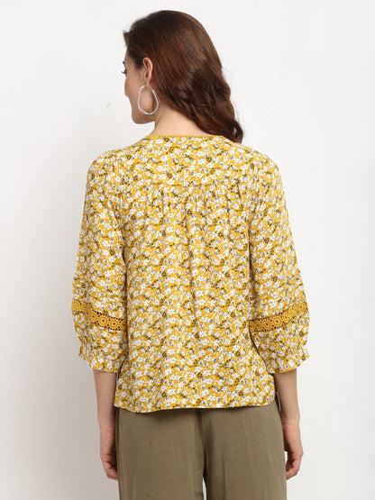 Gipsy Yellow Rayon Tunic