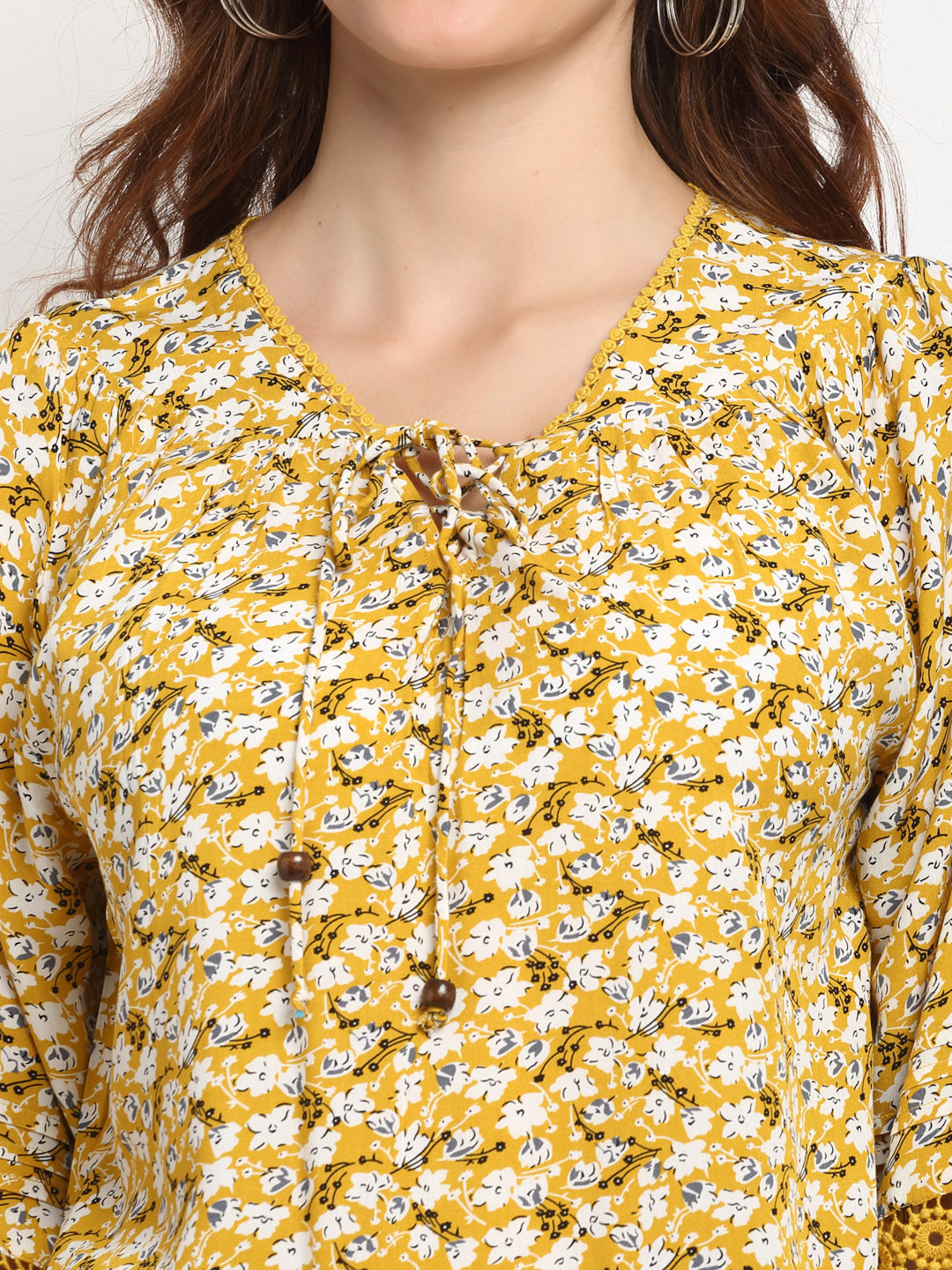 Gipsy Yellow Rayon Tunic
