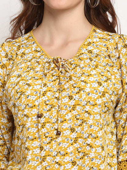 Gipsy Yellow Rayon Tunic
