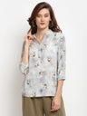 Gipsy Grey Rayon Crepe Tunic