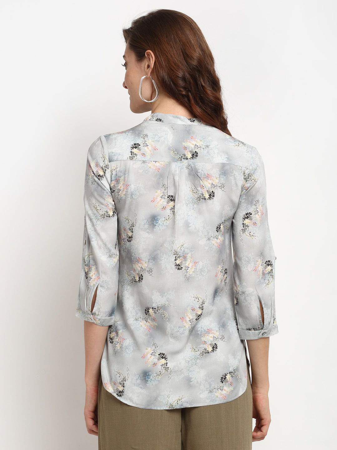 Gipsy Grey Rayon Crepe Tunic