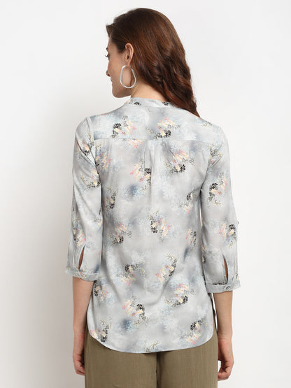 Gipsy Grey Rayon Crepe Tunic
