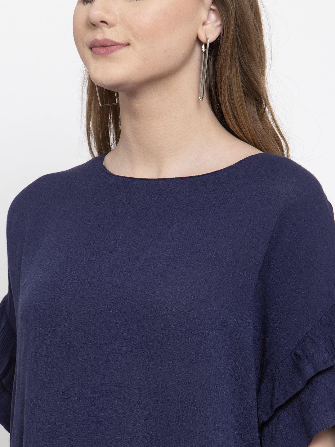 Gipsy Navy Cotton Blouse