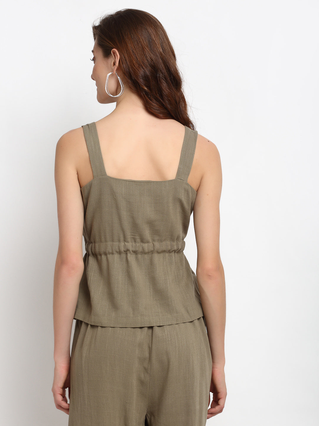 Gipsy Olive Linen Blouse