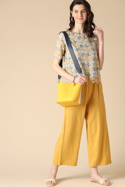 Gipsy Peach Fashion Net Fabric Blouse