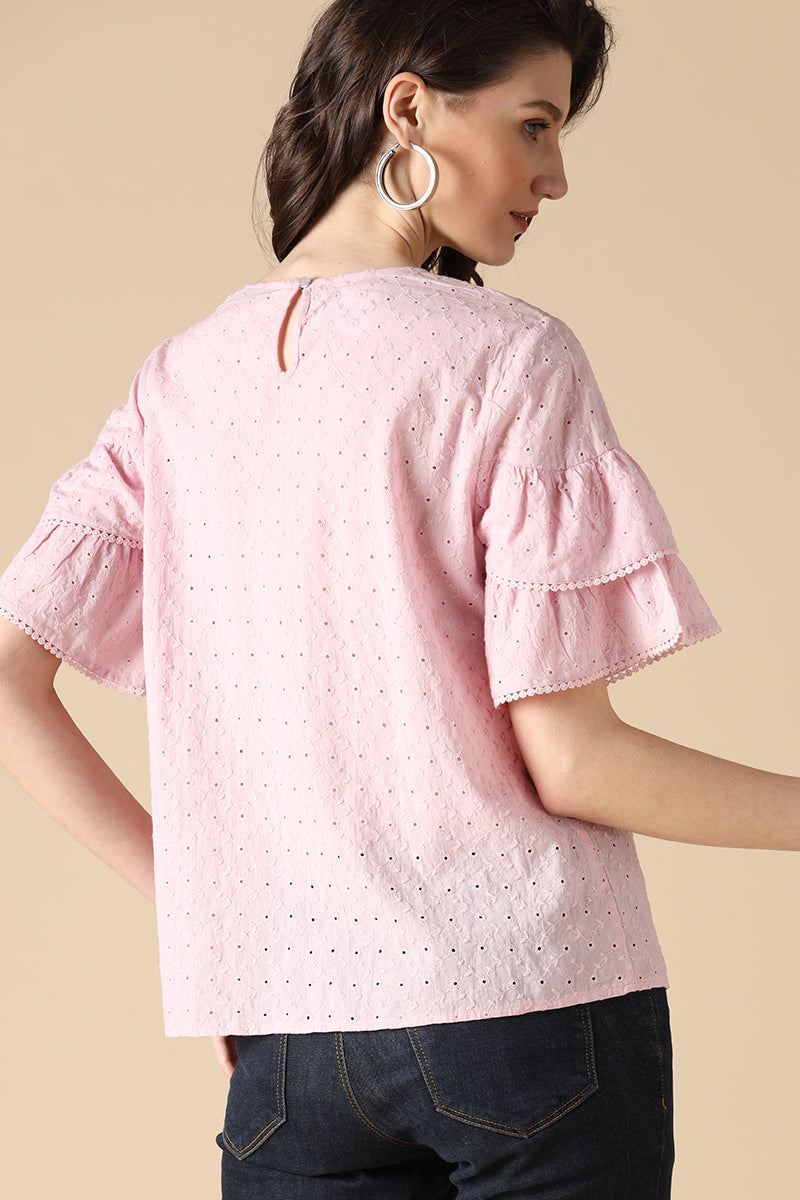 Gipsy Pink Fashion Cotton Blouse