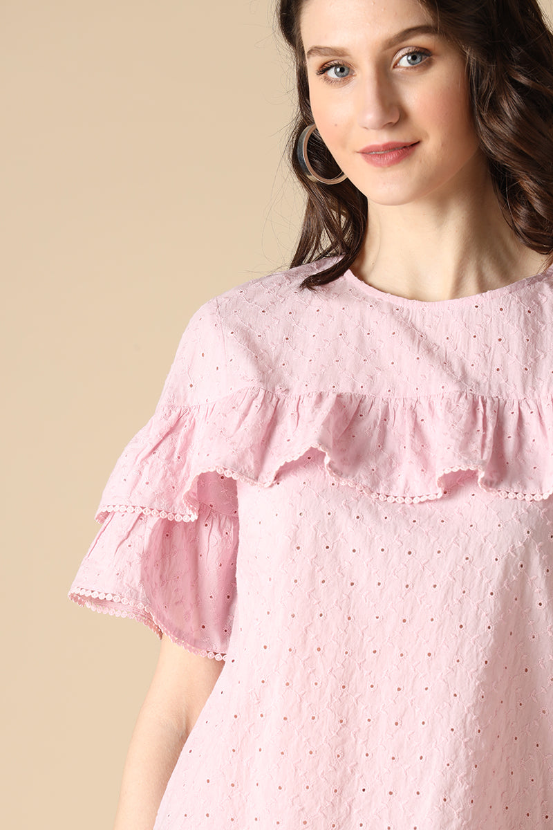 Gipsy Pink Fashion Cotton Blouse