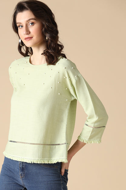 Gipsy Green Fashion  Linen Blouse