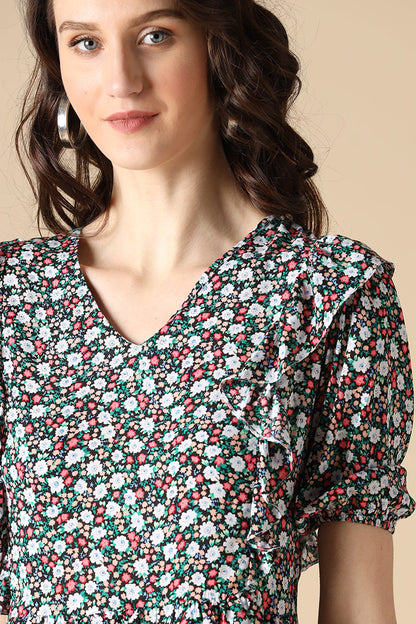 Gipsy Black Fashion Rayon Blouse