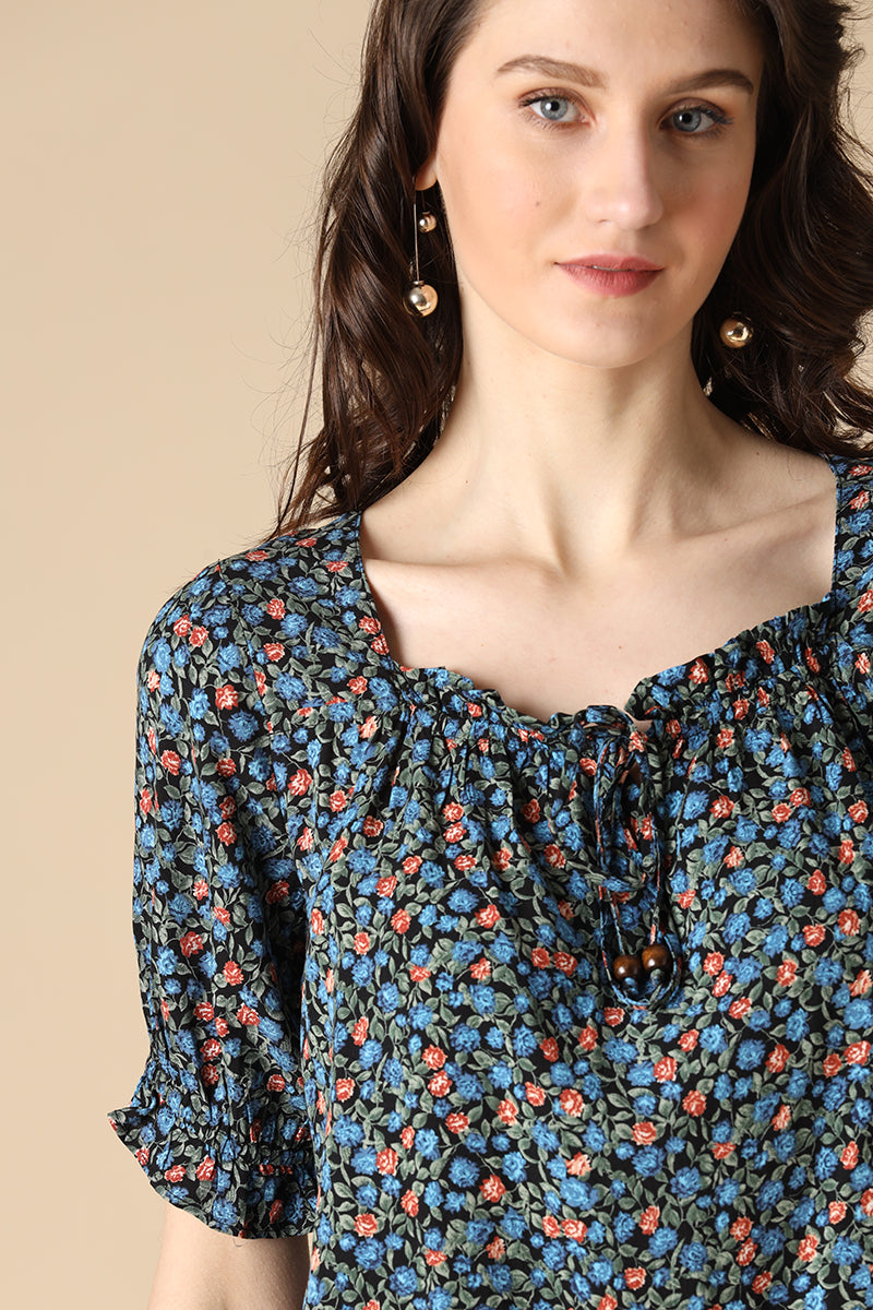 Gipsy Blue Fashion Rayon Blouse