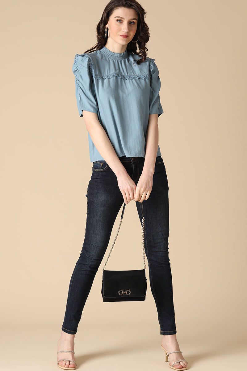 Gipsy Sage Fashion Poly Crepe Blouse
