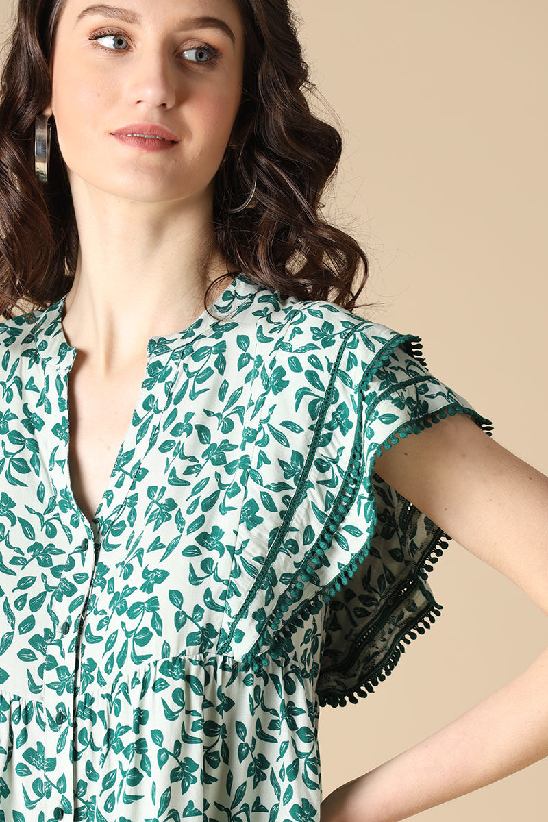 Gipsy Green Fashion Rayon Blouse