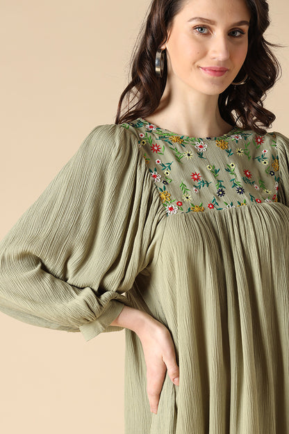 Gipsy Olive Fashion Poly Crepe Dresses