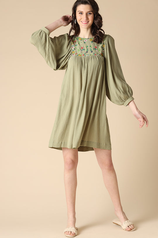 Gipsy Olive Fashion Poly Crepe Dresses