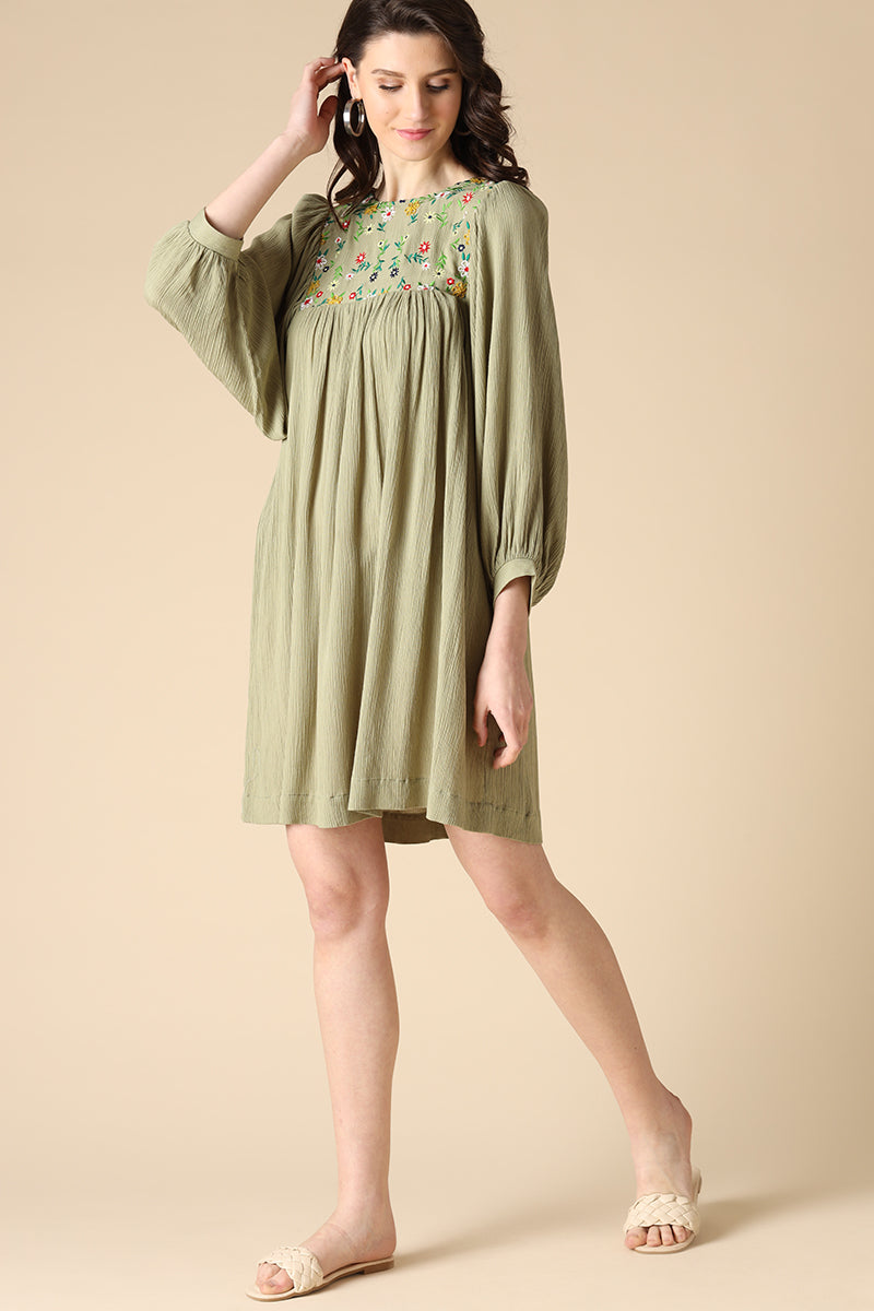 Gipsy Olive Fashion Poly Crepe Dresses