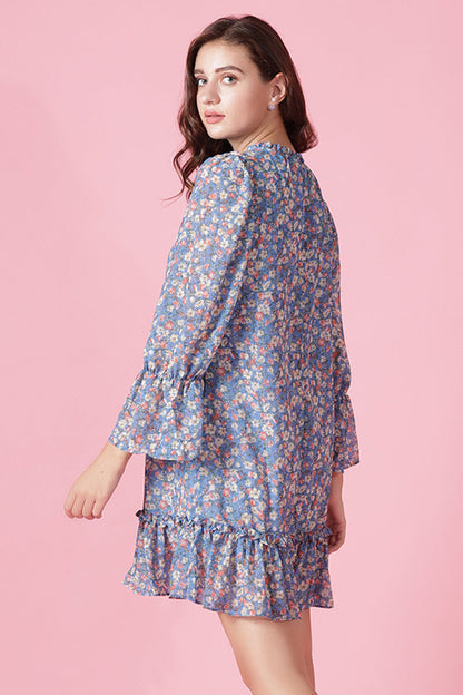 Gipsy Blue Georgette Dress