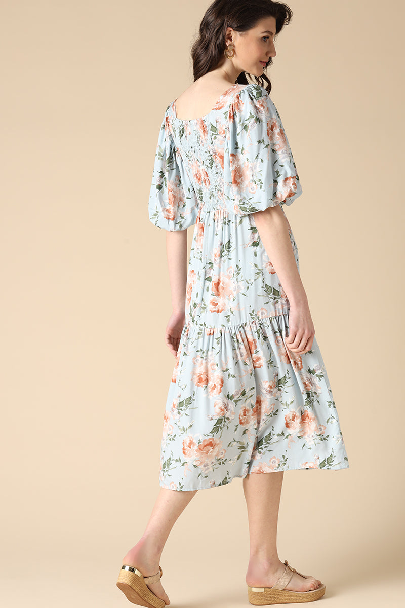 Gipsy Blue Fashion Rayon Dresses