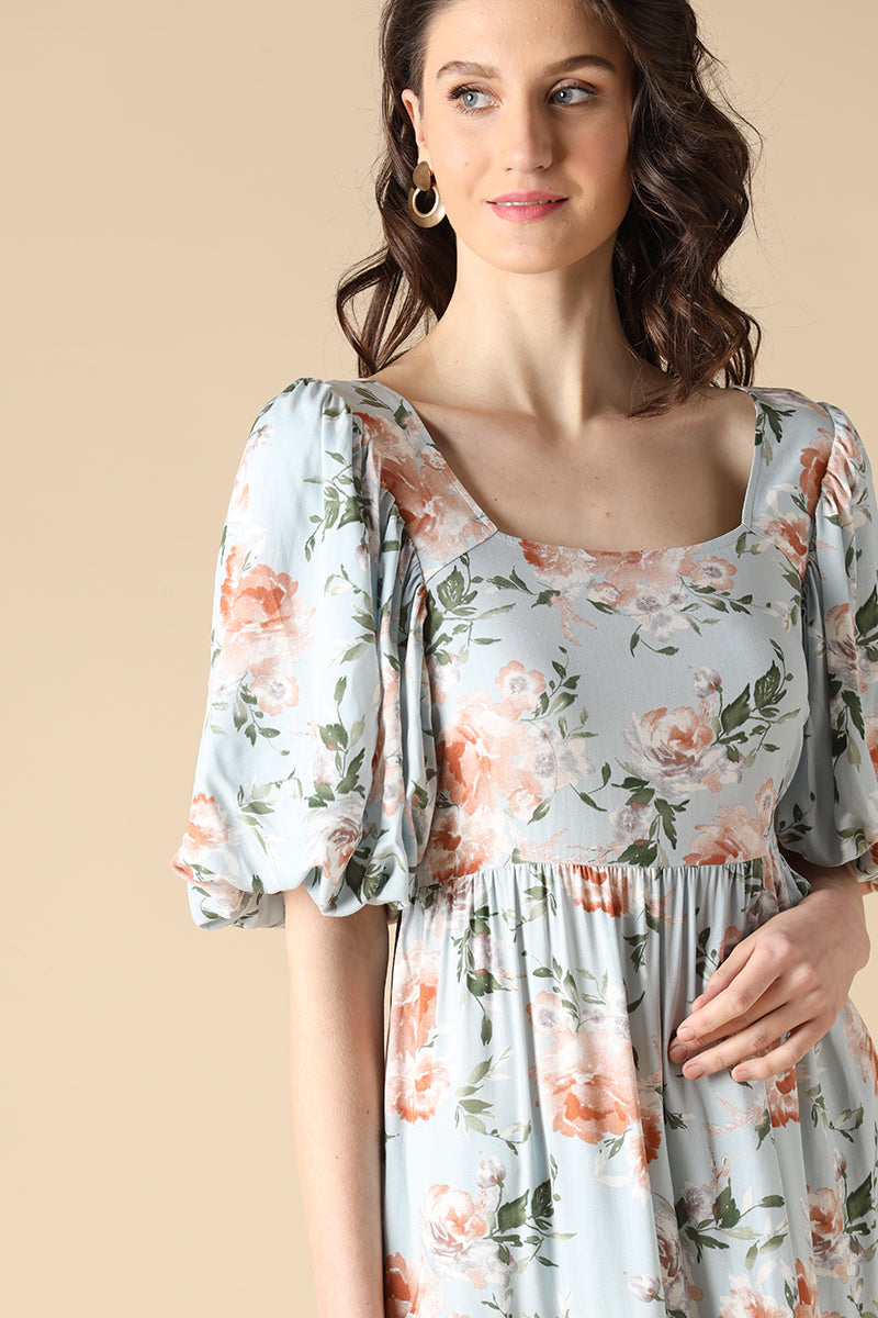 Gipsy Blue Fashion Rayon Dresses