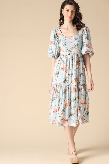 Gipsy Blue Fashion Rayon Dresses