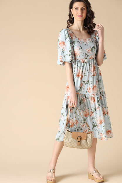 Gipsy Blue Fashion Rayon Dresses
