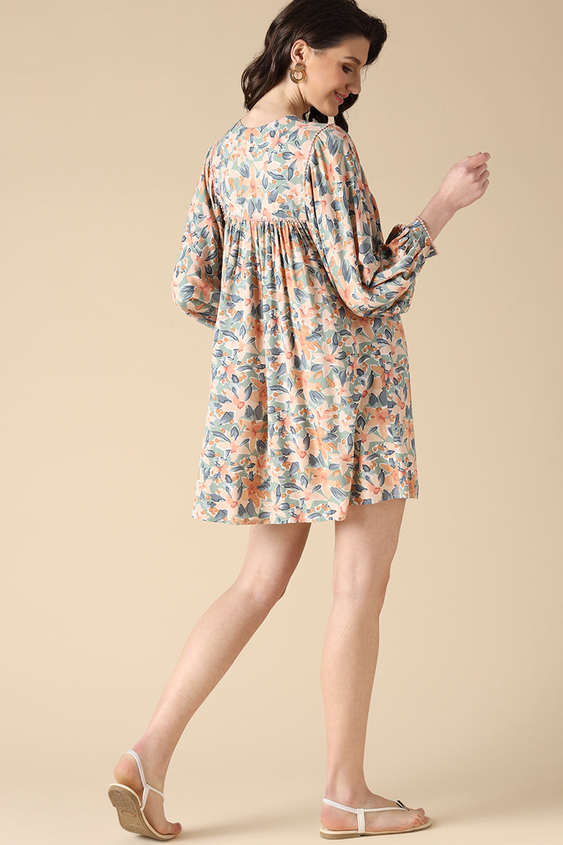 Gipsy Peach Fashion  Rayon Dress