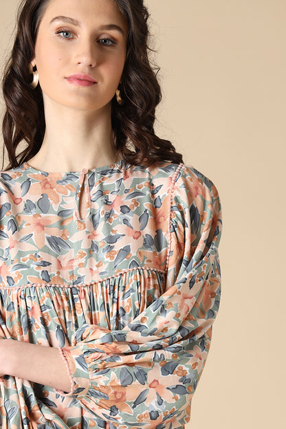 Gipsy Peach Fashion  Rayon Dress