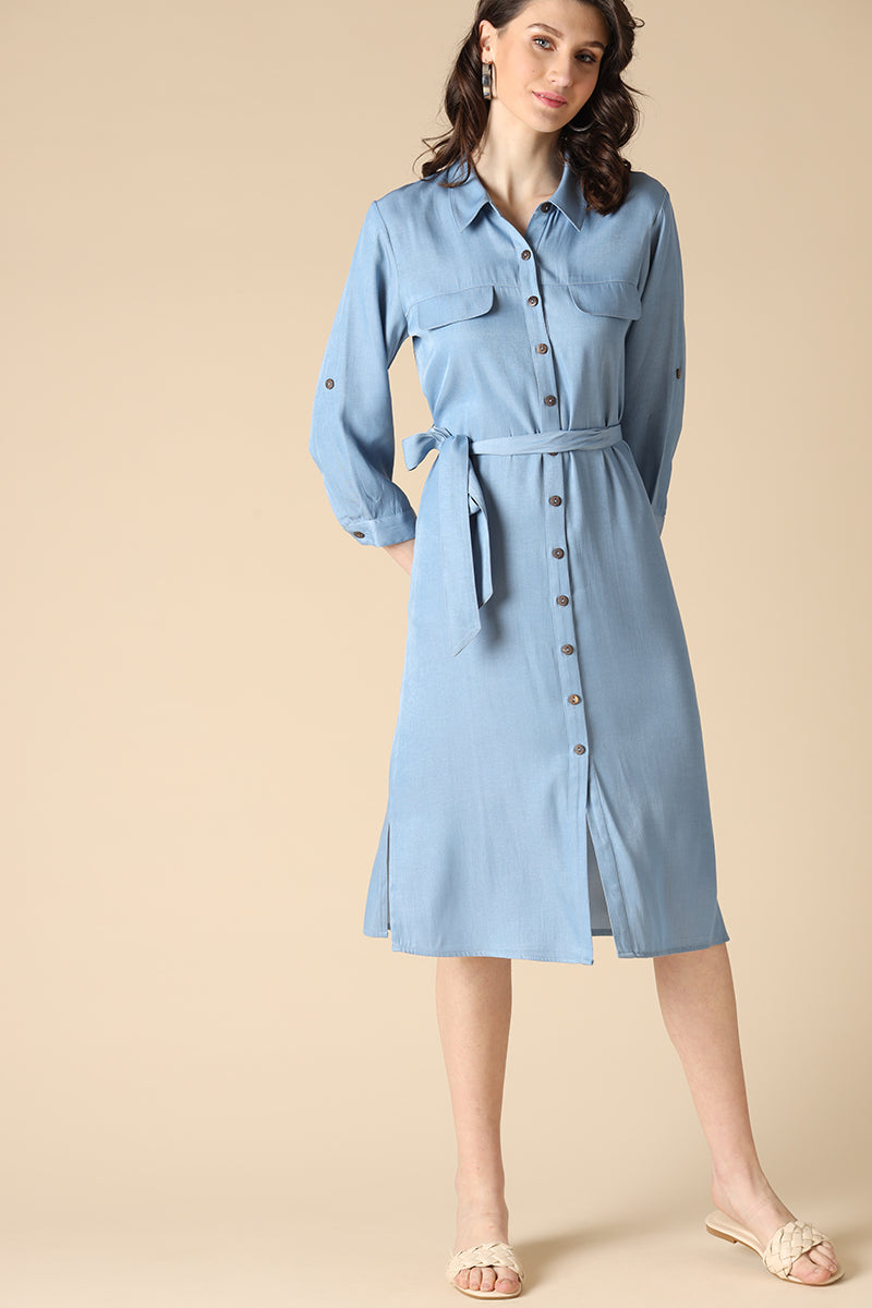 Gipsy Blue Fashion Denim Dresses