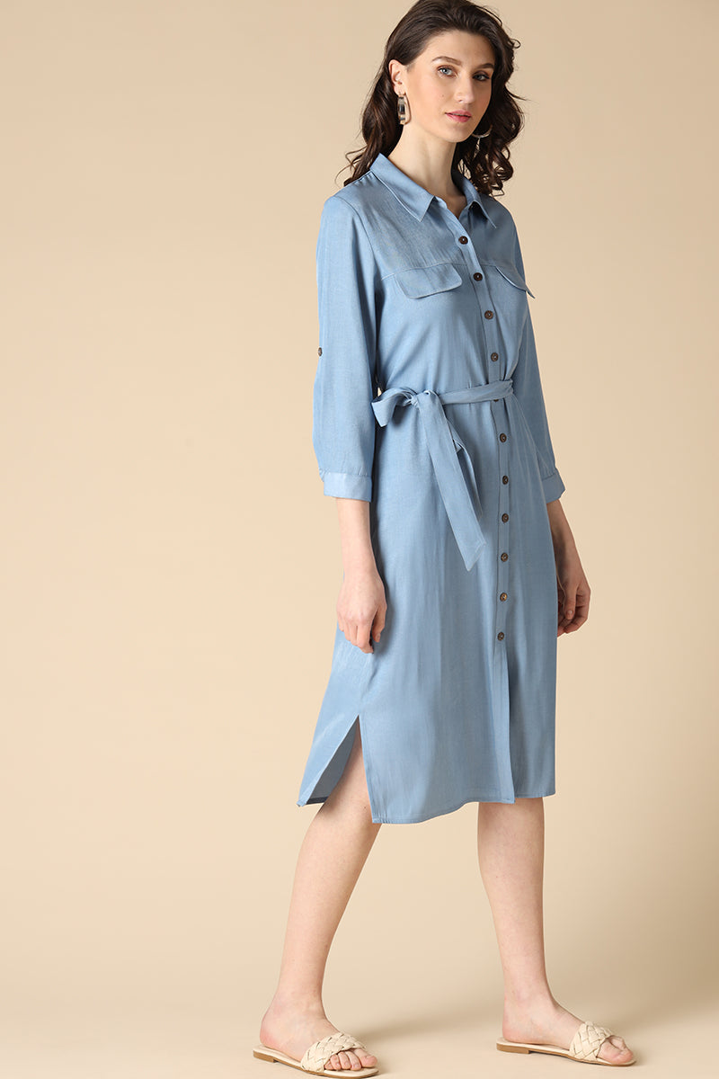 Gipsy Blue Fashion Denim Dresses