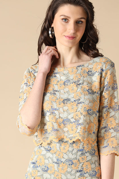 Gipsy Peach Fashion Net Fabric Dresses