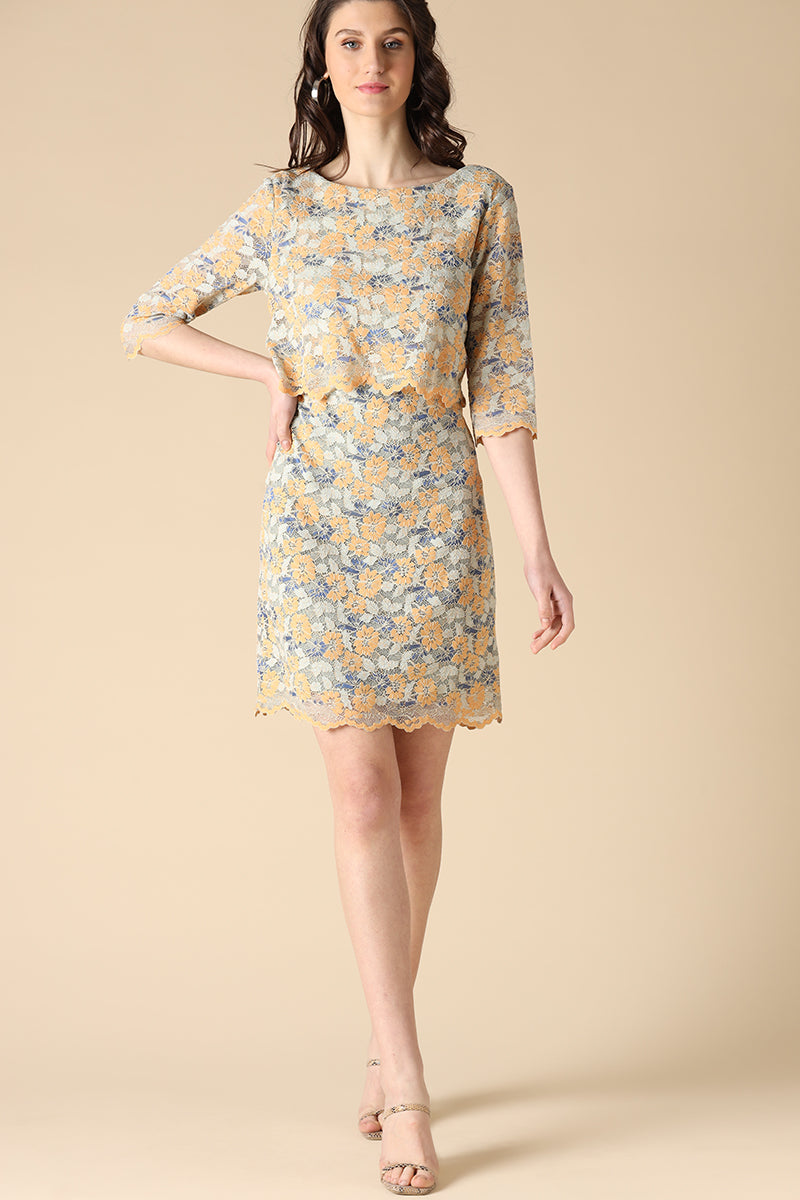 Gipsy Peach Fashion Net Fabric Dresses