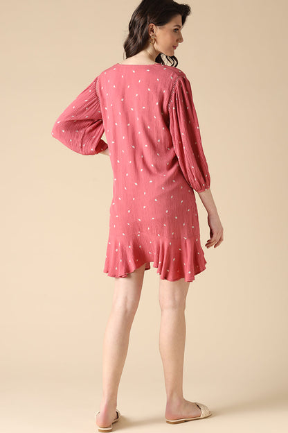 Gipsy Peach Fashion Rayon Crepe Dresses