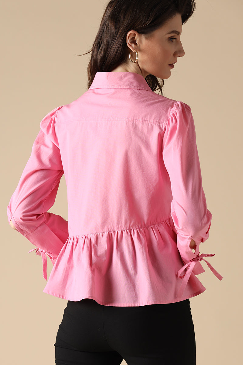 Gipsy Fuschia Fashion Cotton Shirt