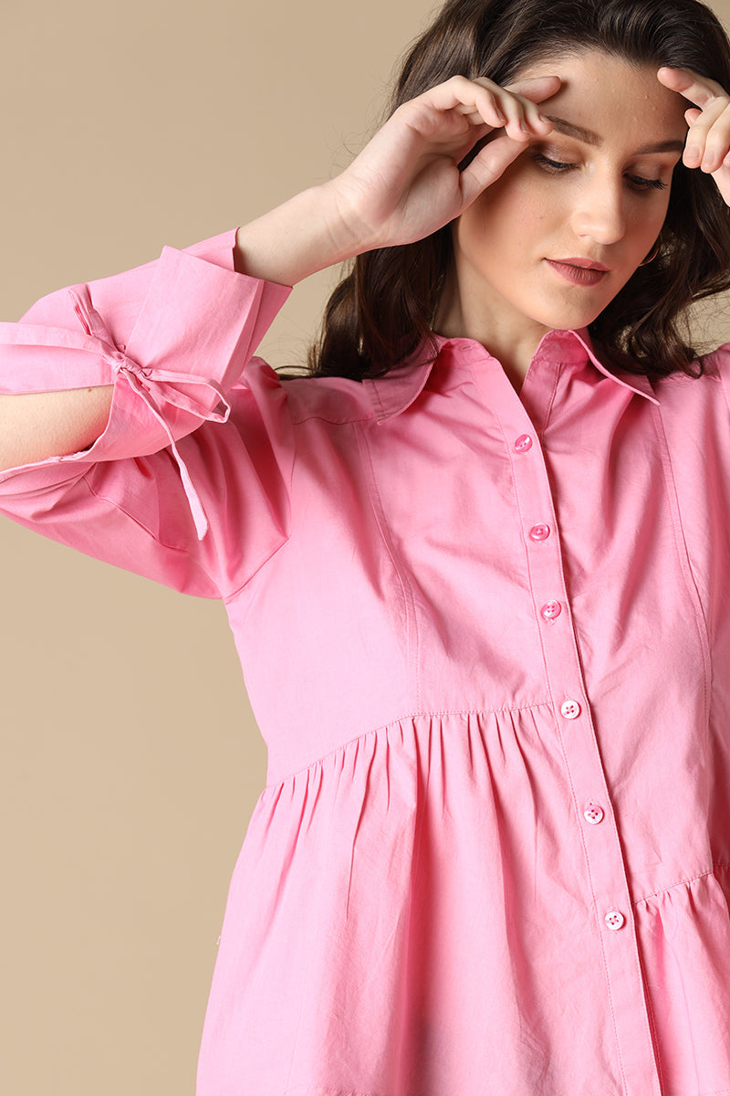 Gipsy Fuschia Fashion Cotton Shirt