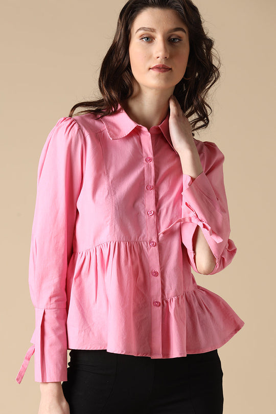 Gipsy Fuschia Fashion Cotton Shirt