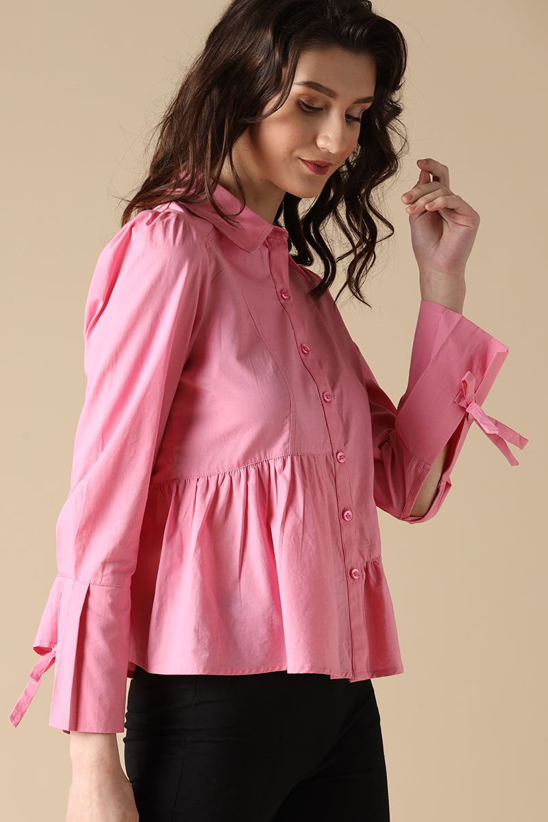 Gipsy Fuschia Fashion Cotton Shirt
