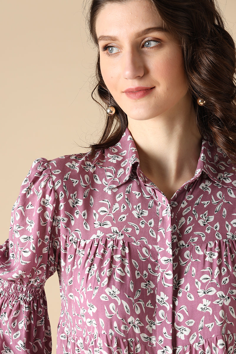Gipsy Lavender Fashion Rayon Shirt