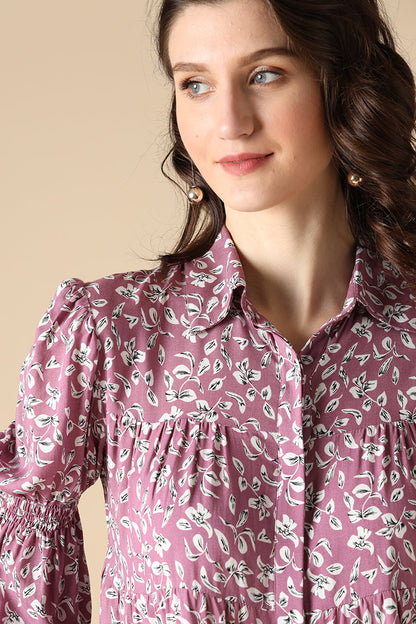 Gipsy Lavender Fashion Rayon Shirt