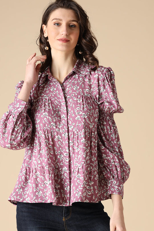 Gipsy Lavender Fashion Rayon Shirt