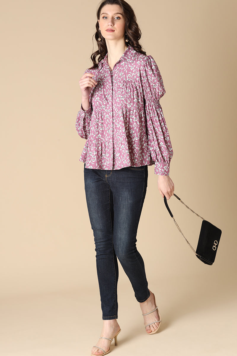 Gipsy Lavender Fashion Rayon Shirt