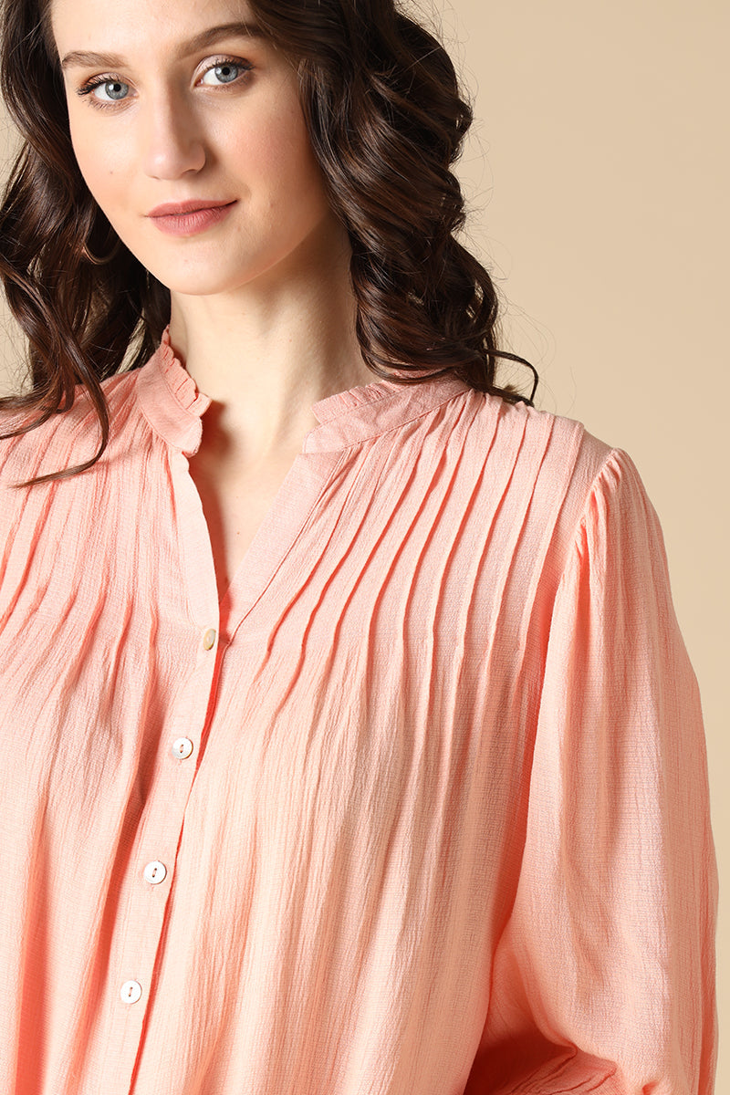 Gipsy Peach Fashion Rayon Shirt