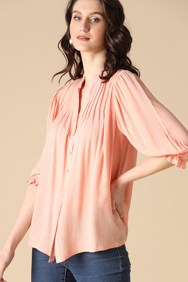 Gipsy Peach Fashion Rayon Shirt