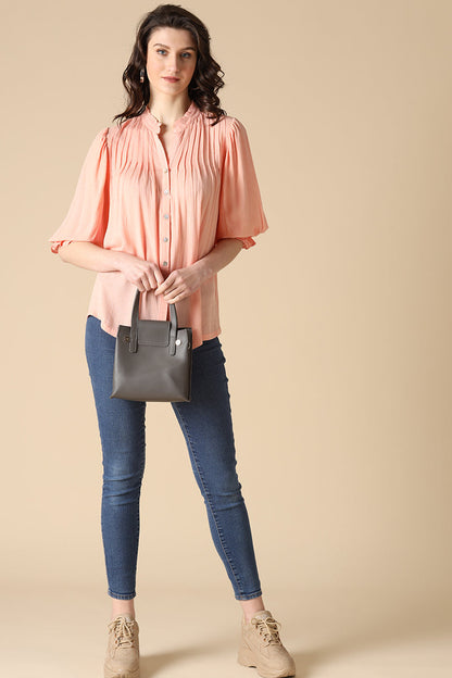 Gipsy Peach Fashion Rayon Shirt