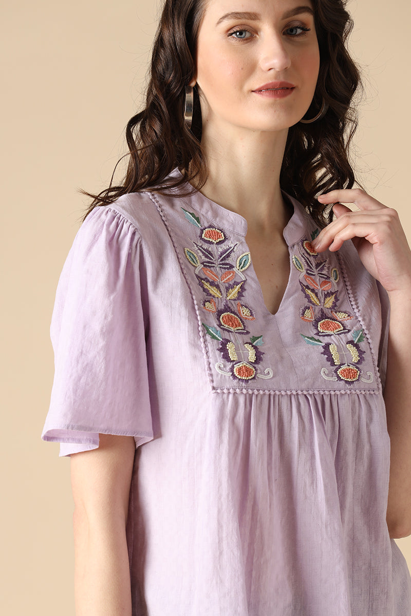 Gipsy Lilac Fashion Cotton Tunic