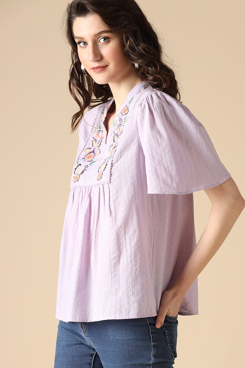 Gipsy Lilac Fashion Cotton Tunic
