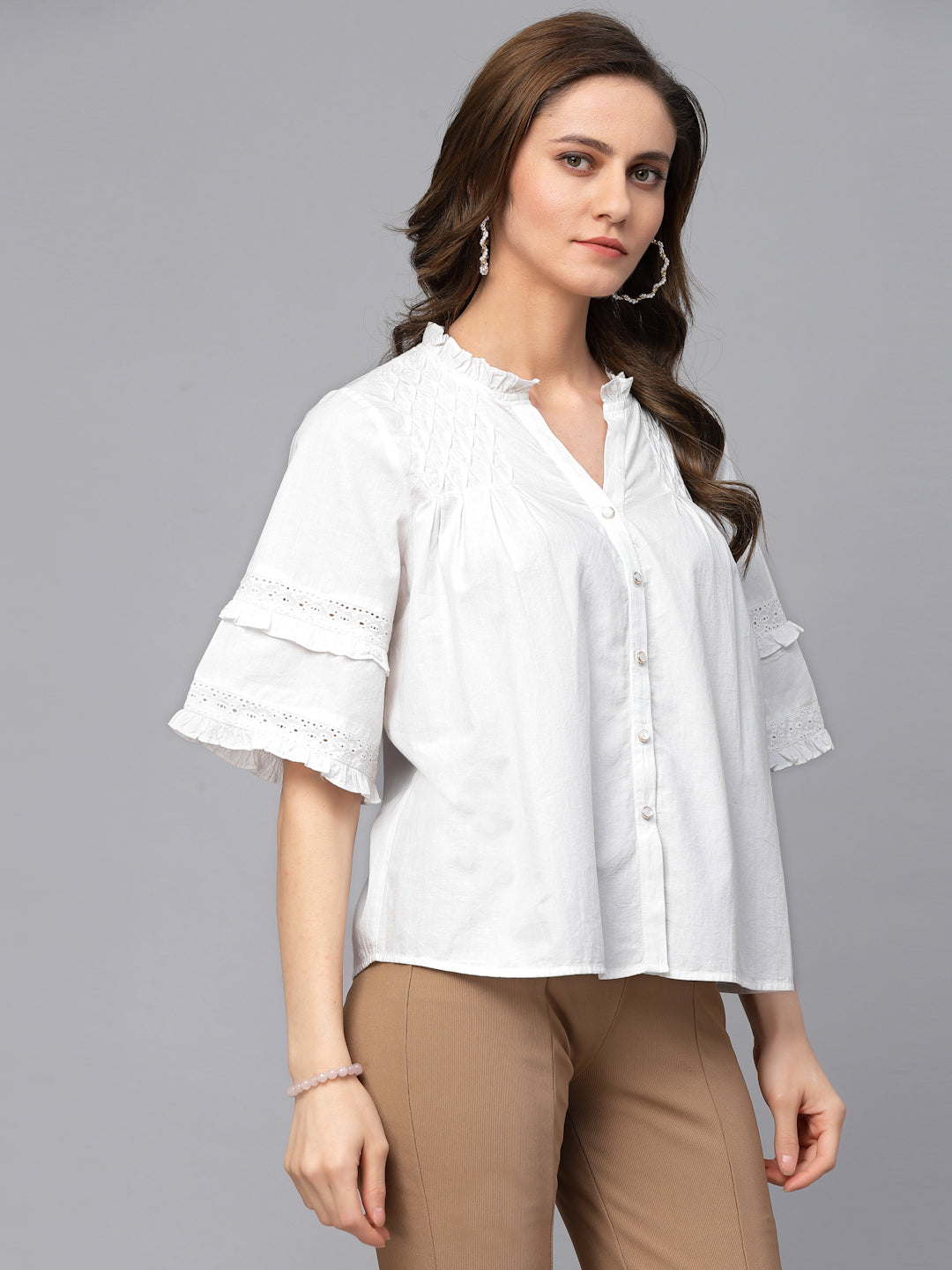 Gipsy White Cotton Blouse