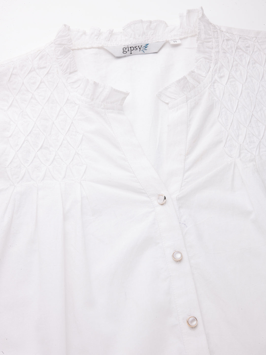 Gipsy White Cotton Blouse