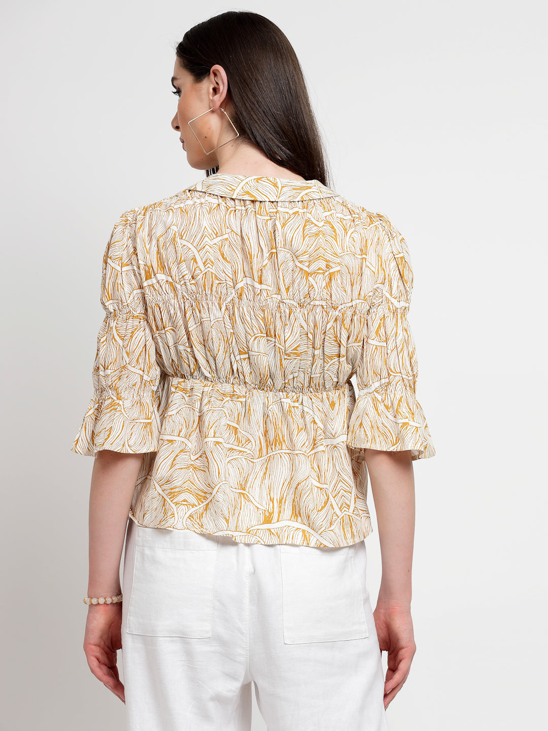 Gipsy Ochere Cotton Print Blouse
